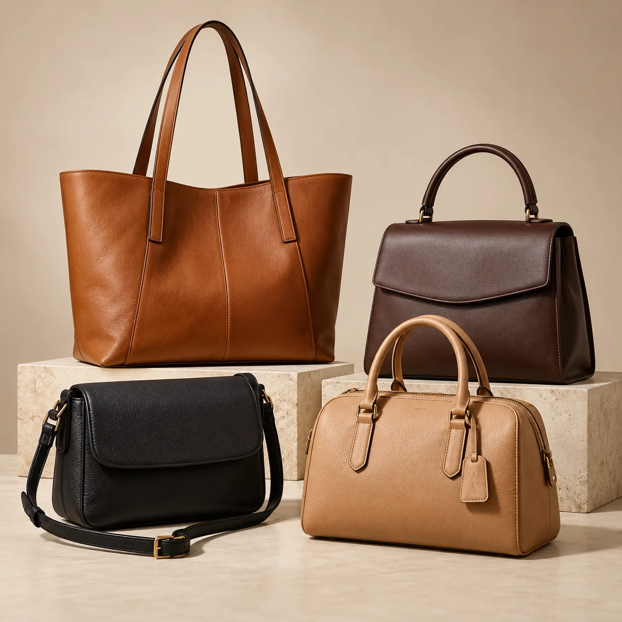 Leather Handbags concept range image