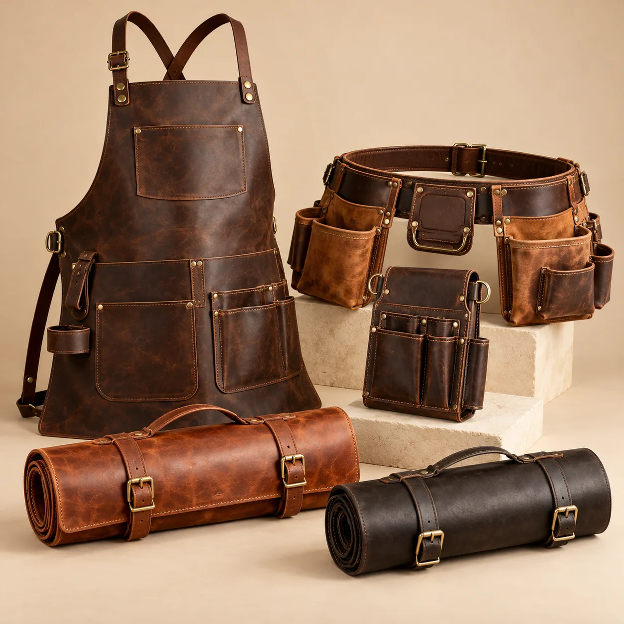 Illustrative professional leather goods