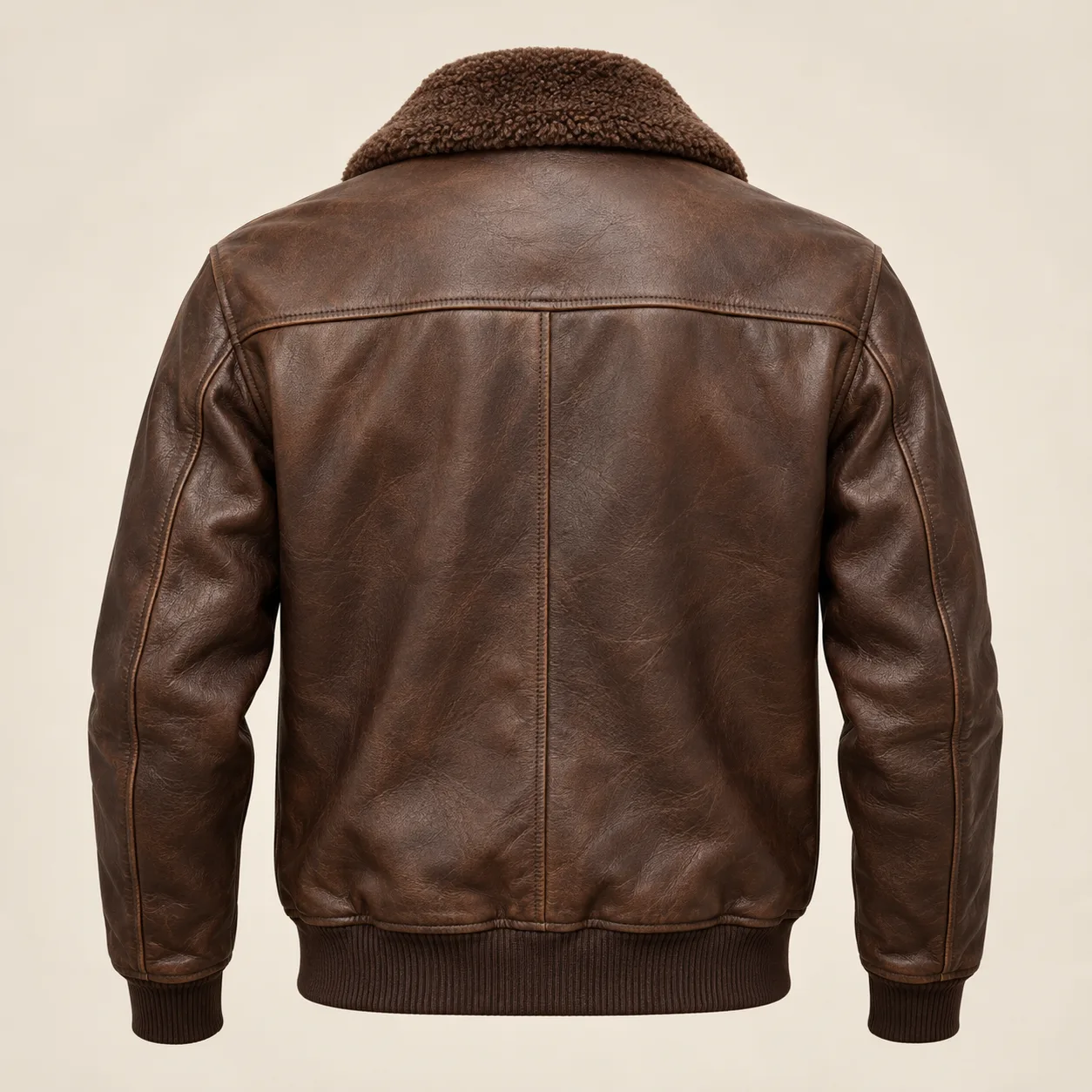 Aviator Leather Jacket concept product image — view 2