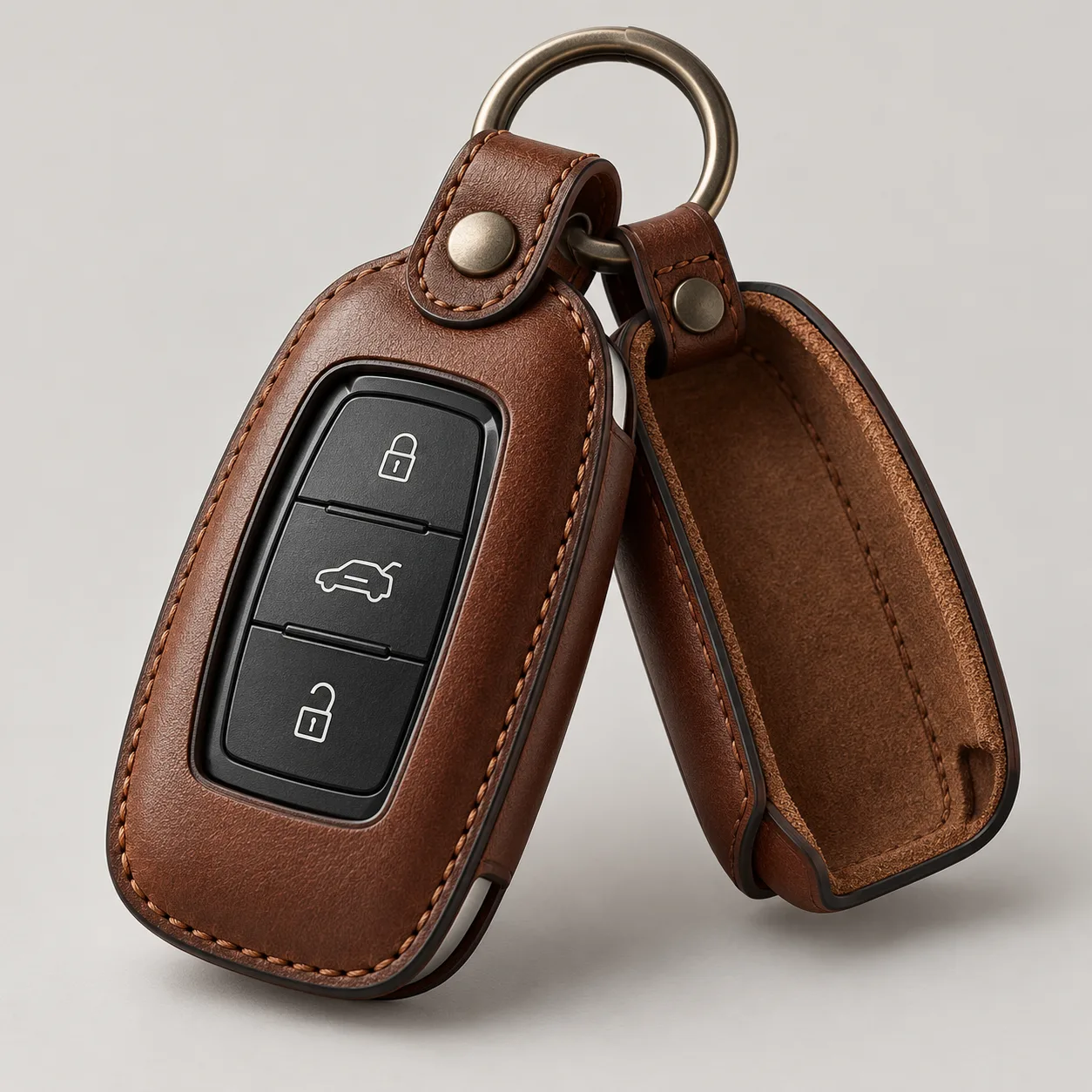 Leather Automotive Key Case concept product image — view 3