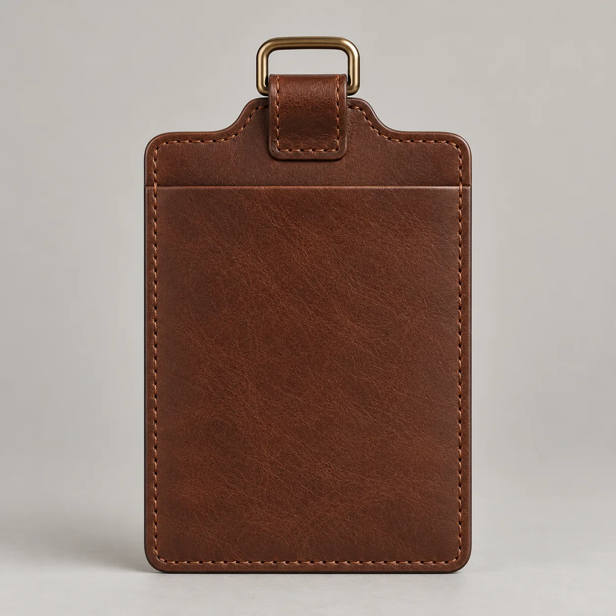 Leather Badge Holder concept product image — view 2