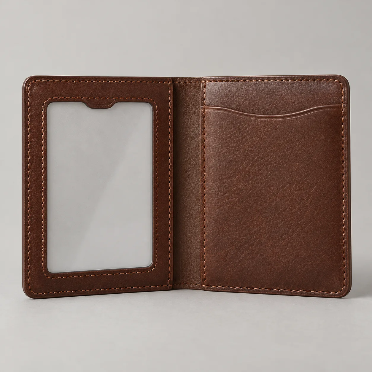 Leather Badge Holder concept product image — view 3