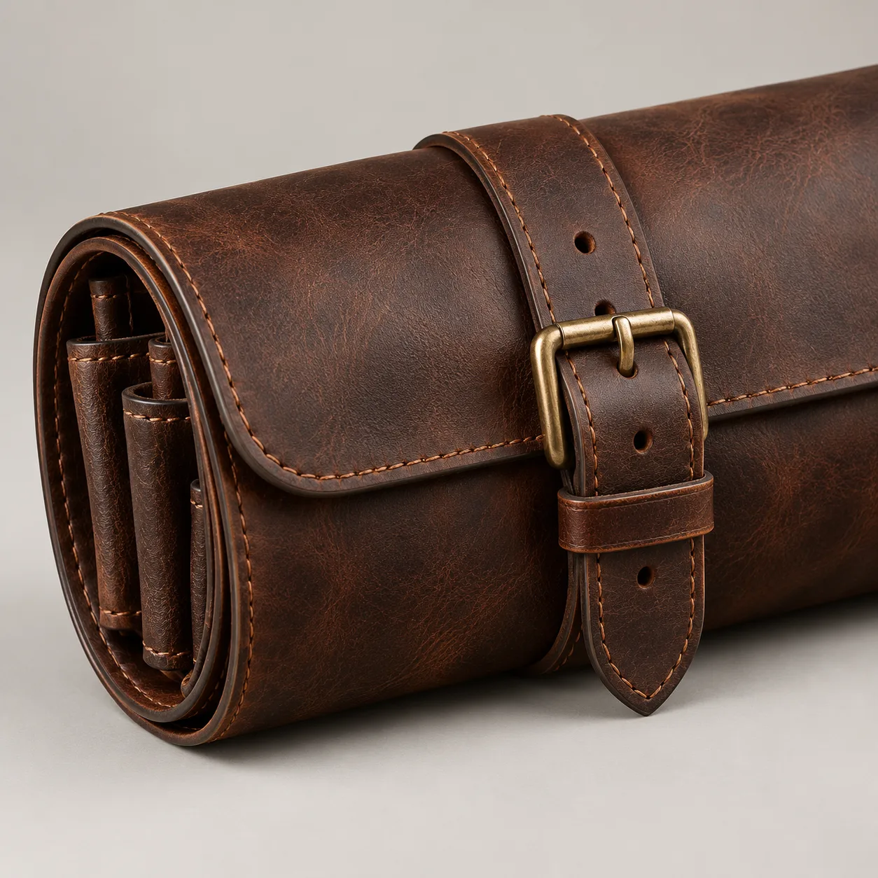 Leather Barber Tool Roll concept product image — view 3