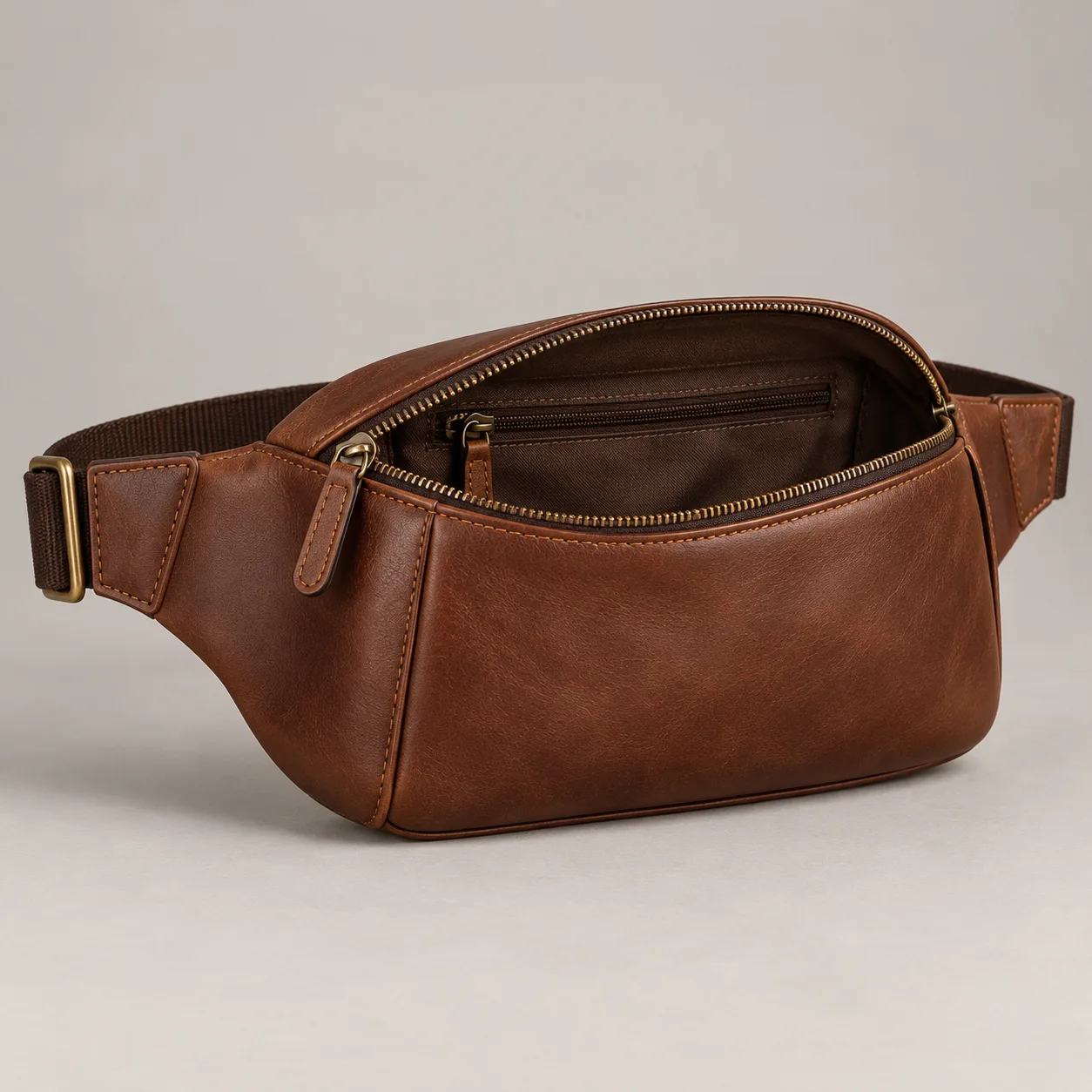 Leather Belt Bag concept product image — view 3
