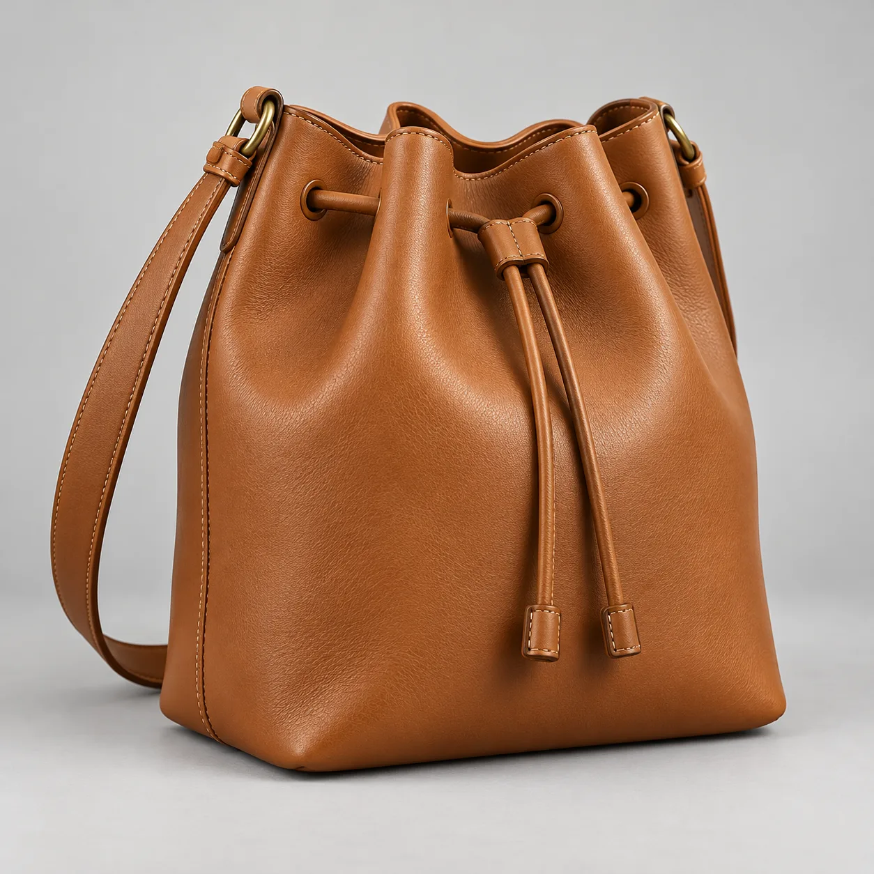 Leather Bucket Bag concept product image