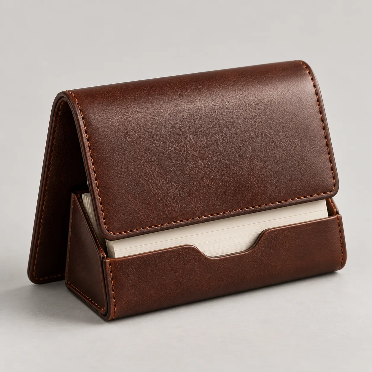 Leather Business Card Holder concept product image