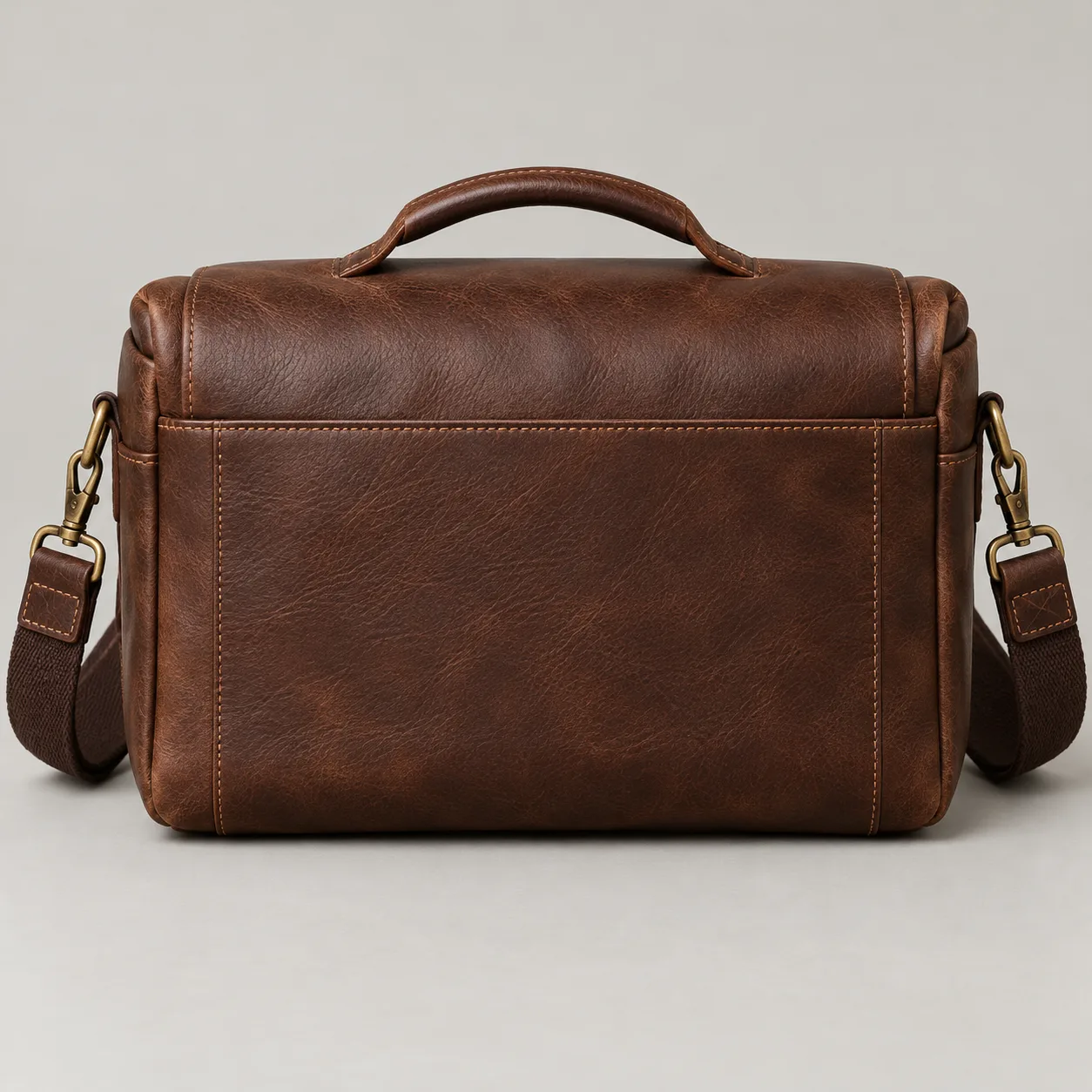 Leather Camera Bag concept product image — view 2
