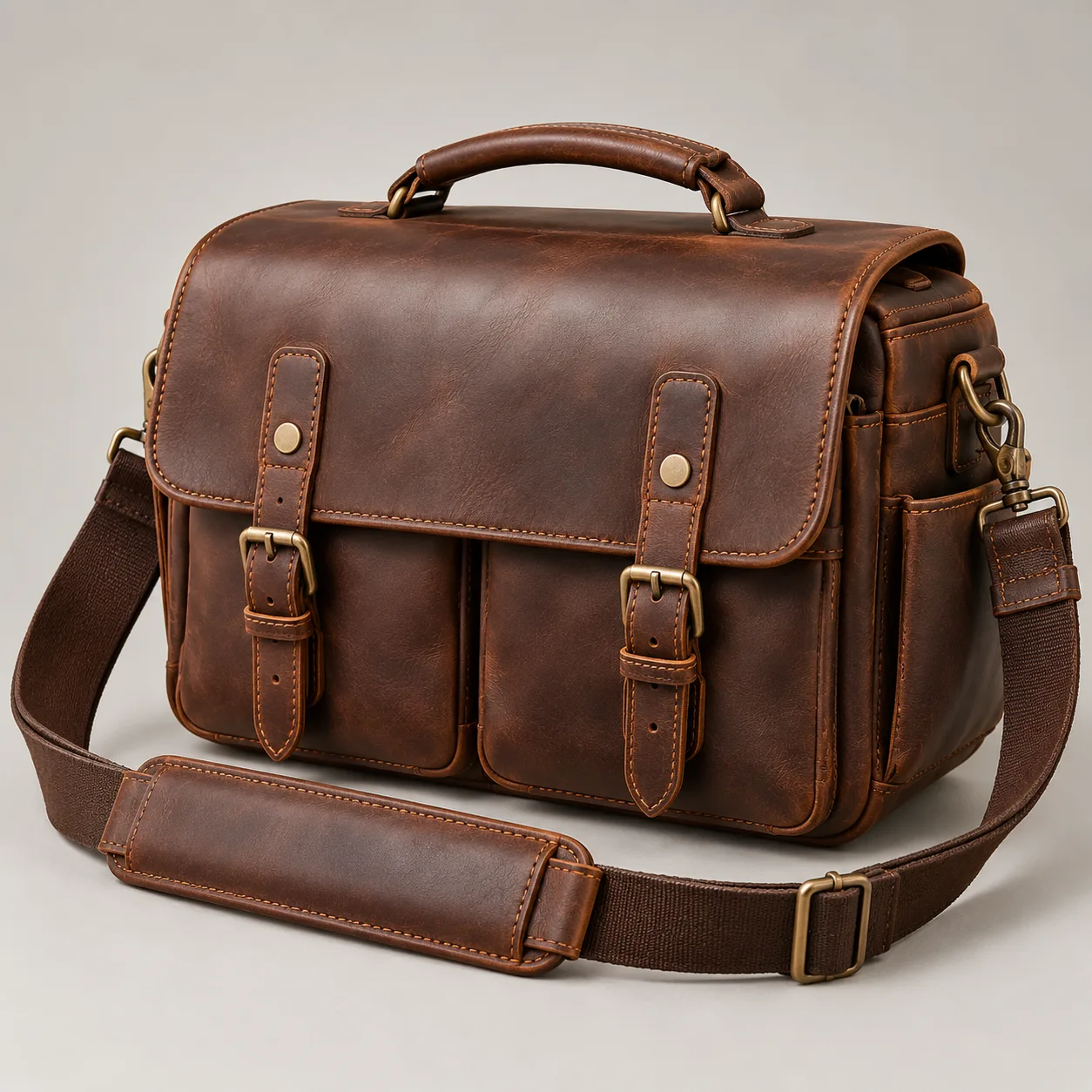 Leather Camera Bag concept product image
