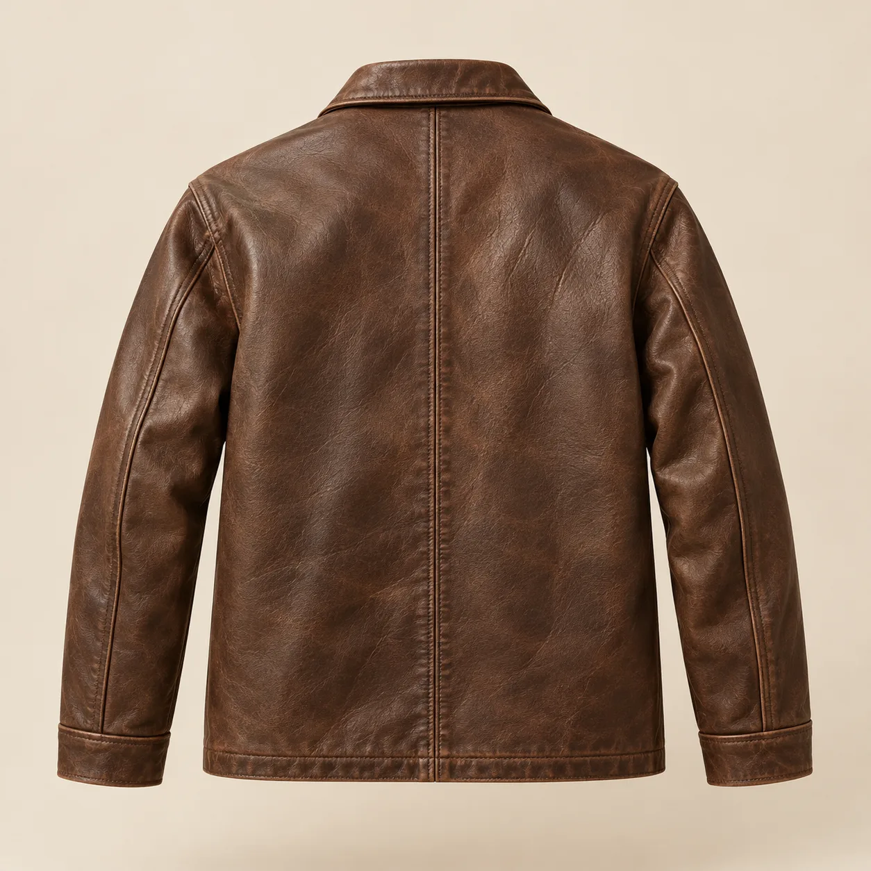 Leather Chore Jacket concept product image — view 2