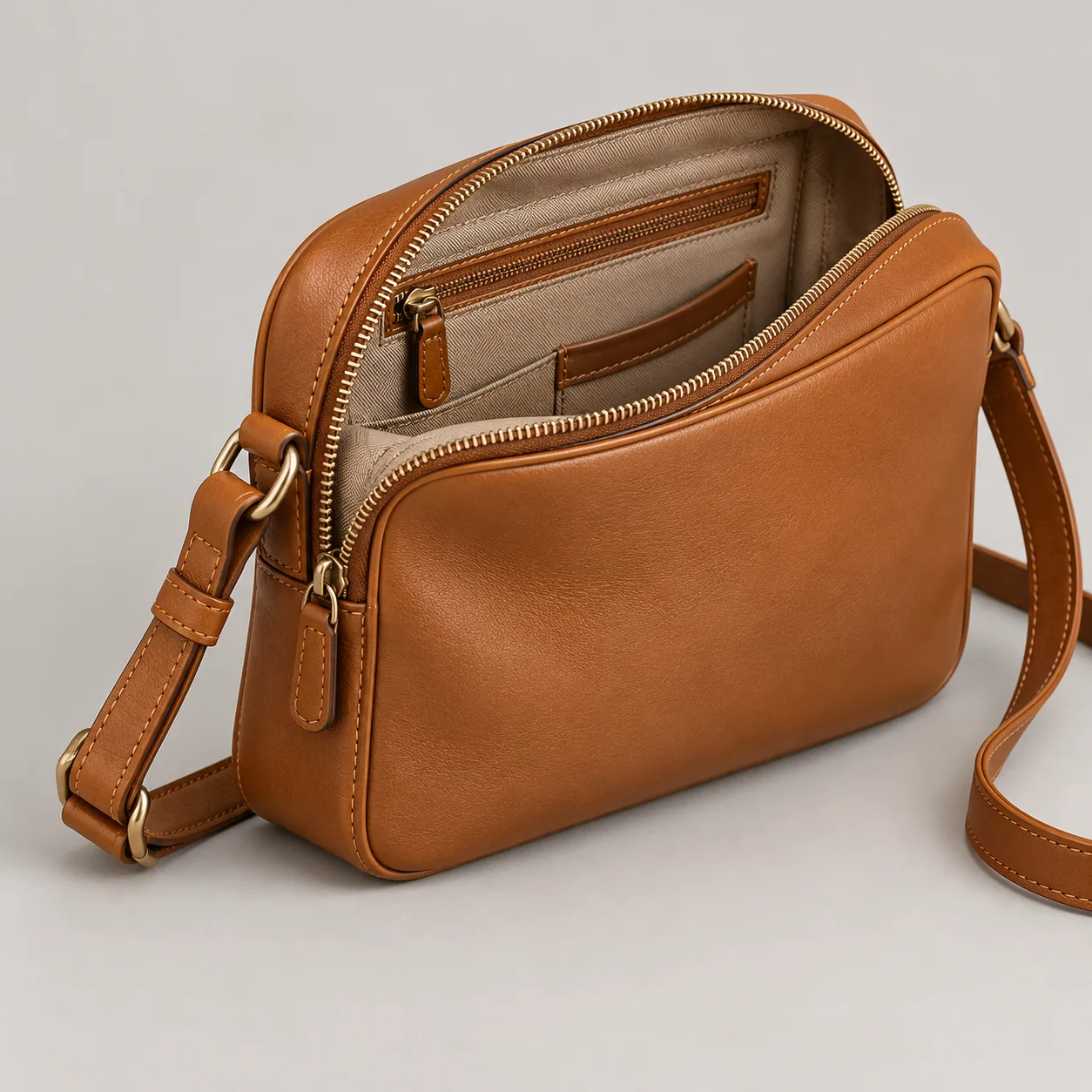 Leather Crossbody Bag concept product image — view 3