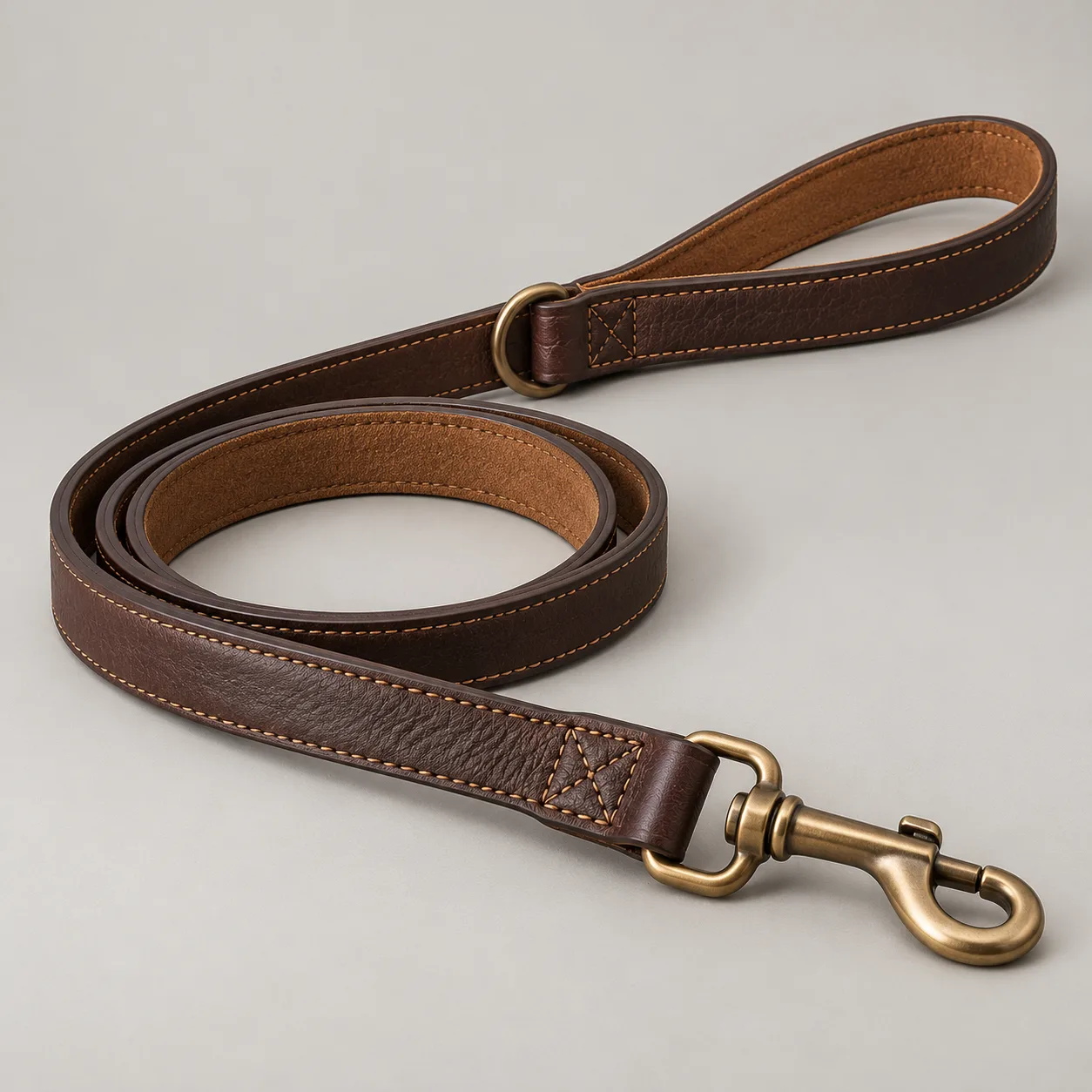 Leather Dog Leash concept product image — view 2