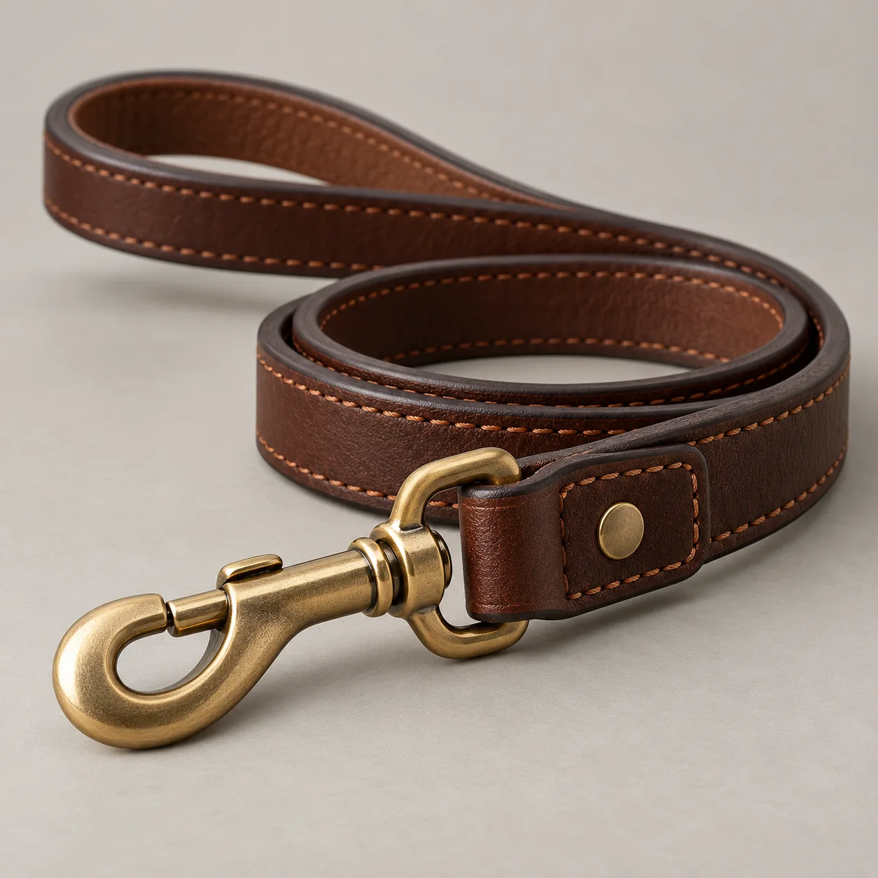Leather Dog Leash concept product image — view 3