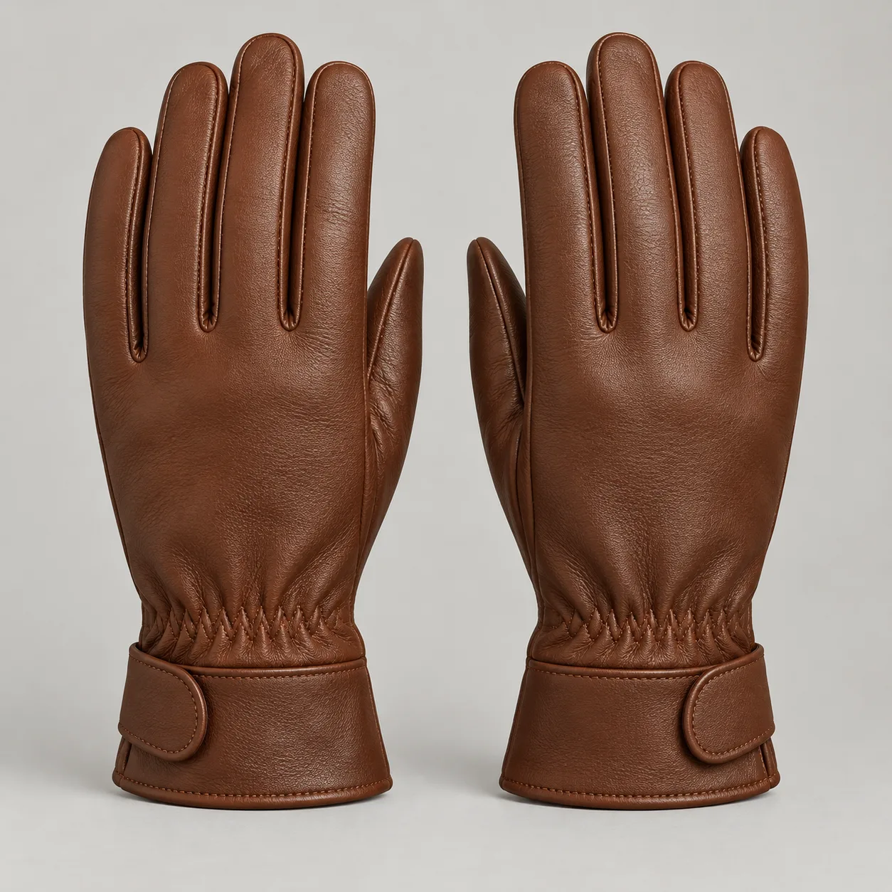 Leather Equestrian Gloves concept product image — view 2
