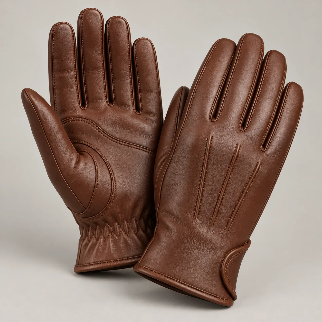 Leather Equestrian Gloves concept product image — view 3