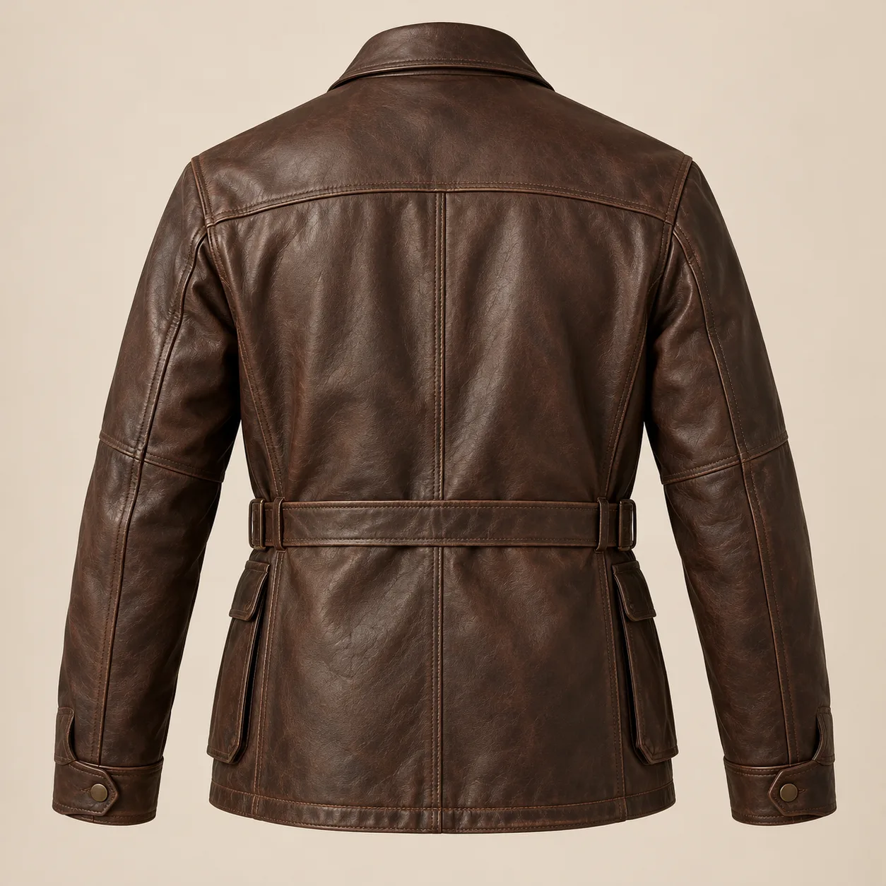 Leather Field Jacket concept product image — view 2