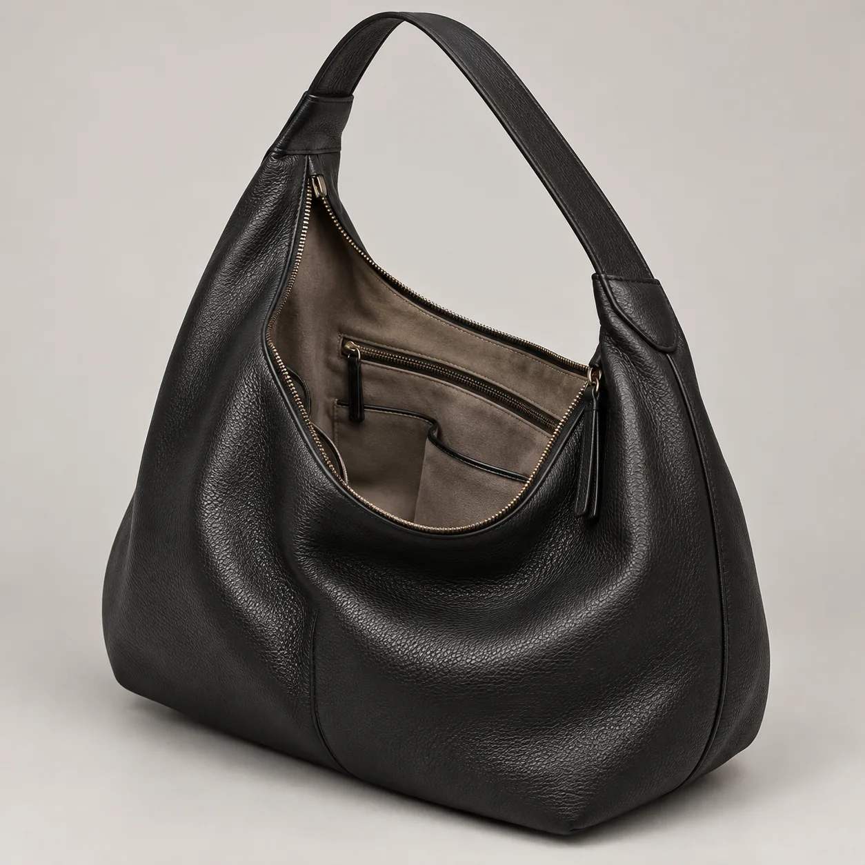 Leather Hobo Bag concept product image — view 3