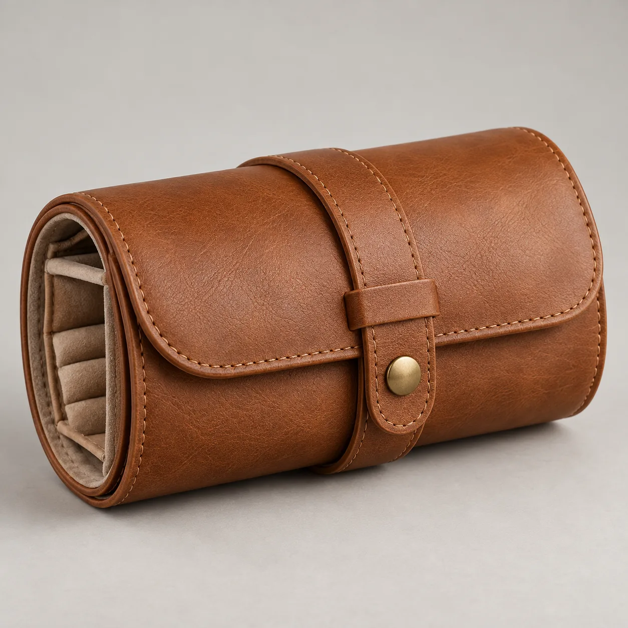 Leather Jewellery Roll concept product image