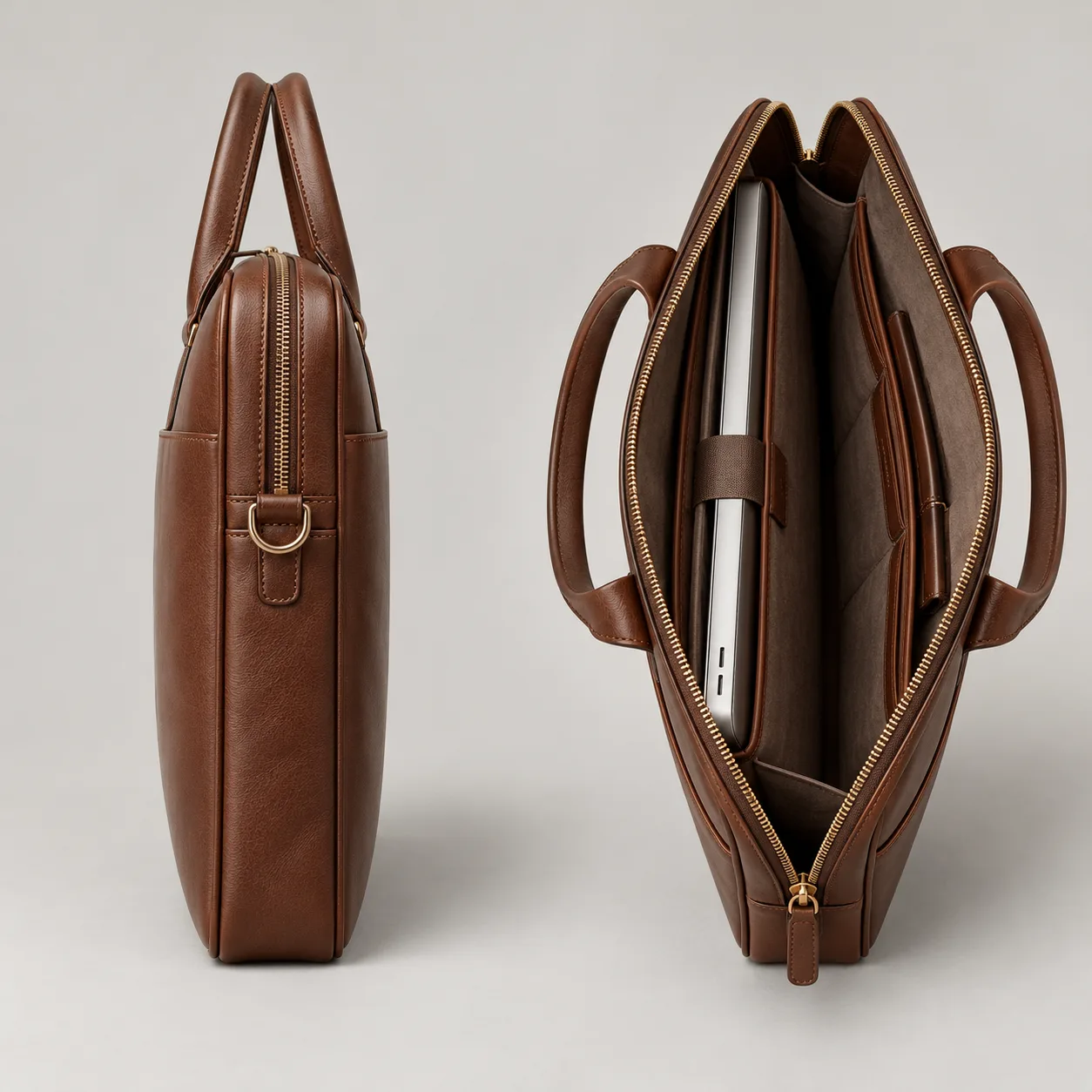 Leather Laptop Bag concept product image — view 3