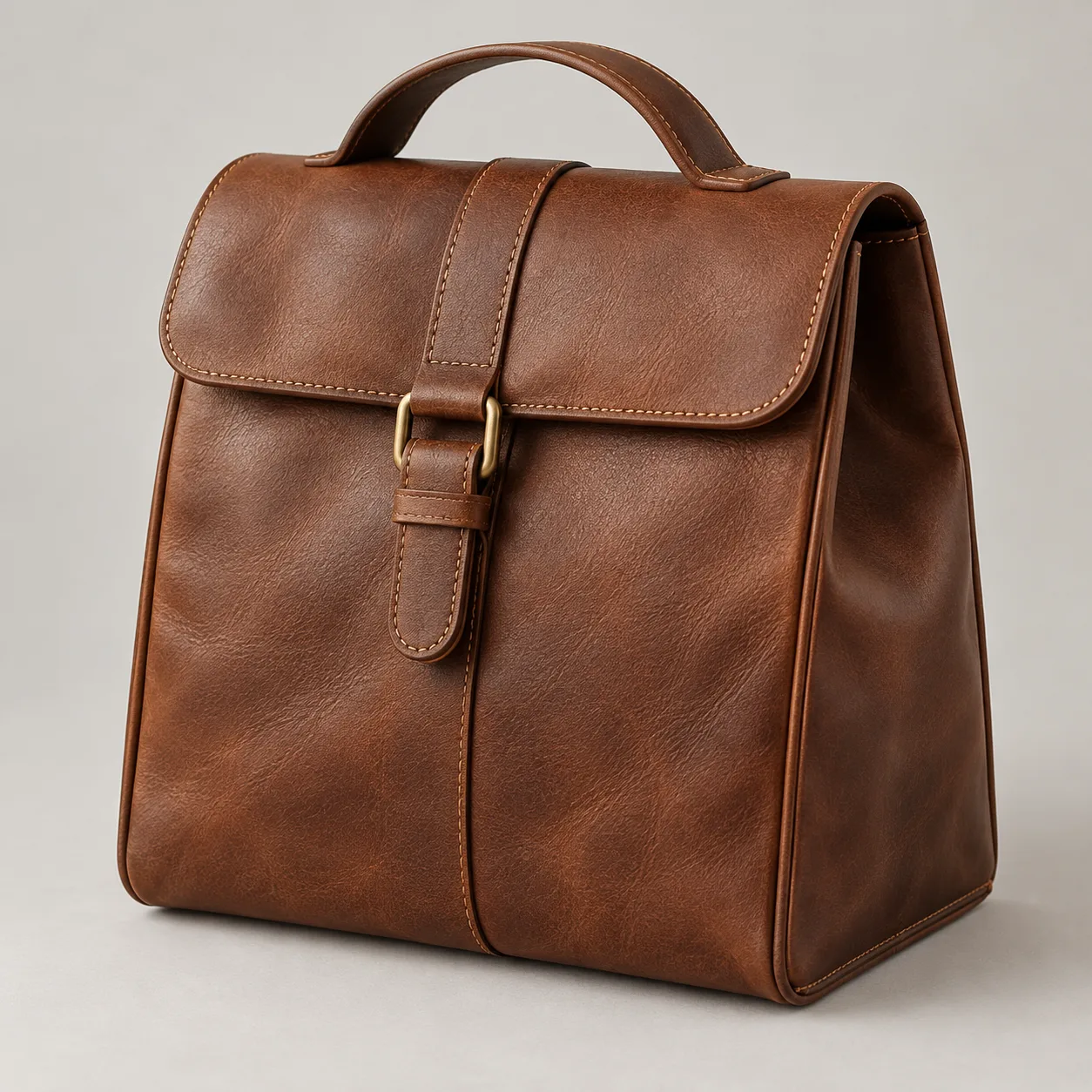 Leather Lunch Bag concept product image