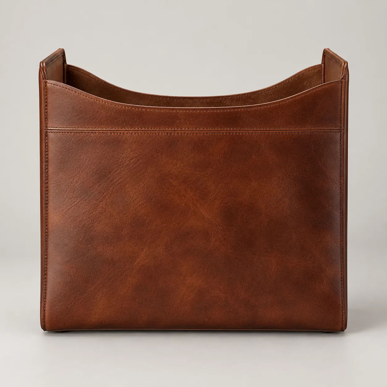Leather Magazine Holder concept product image — view 2