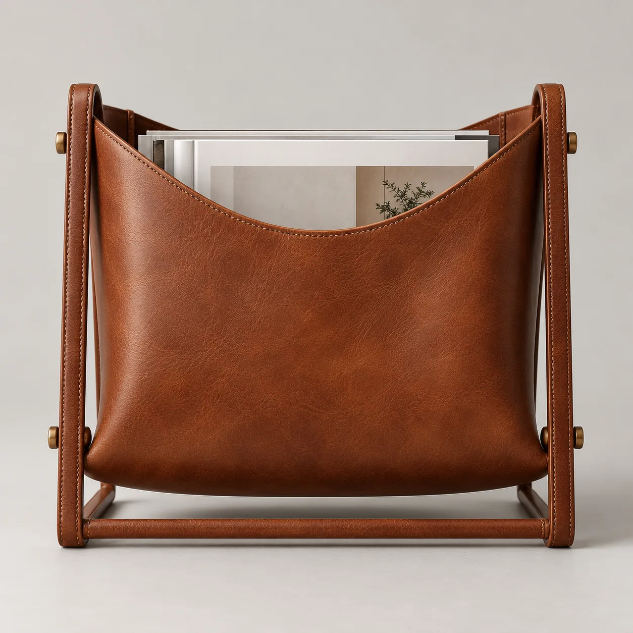 Leather Magazine Holder concept product image