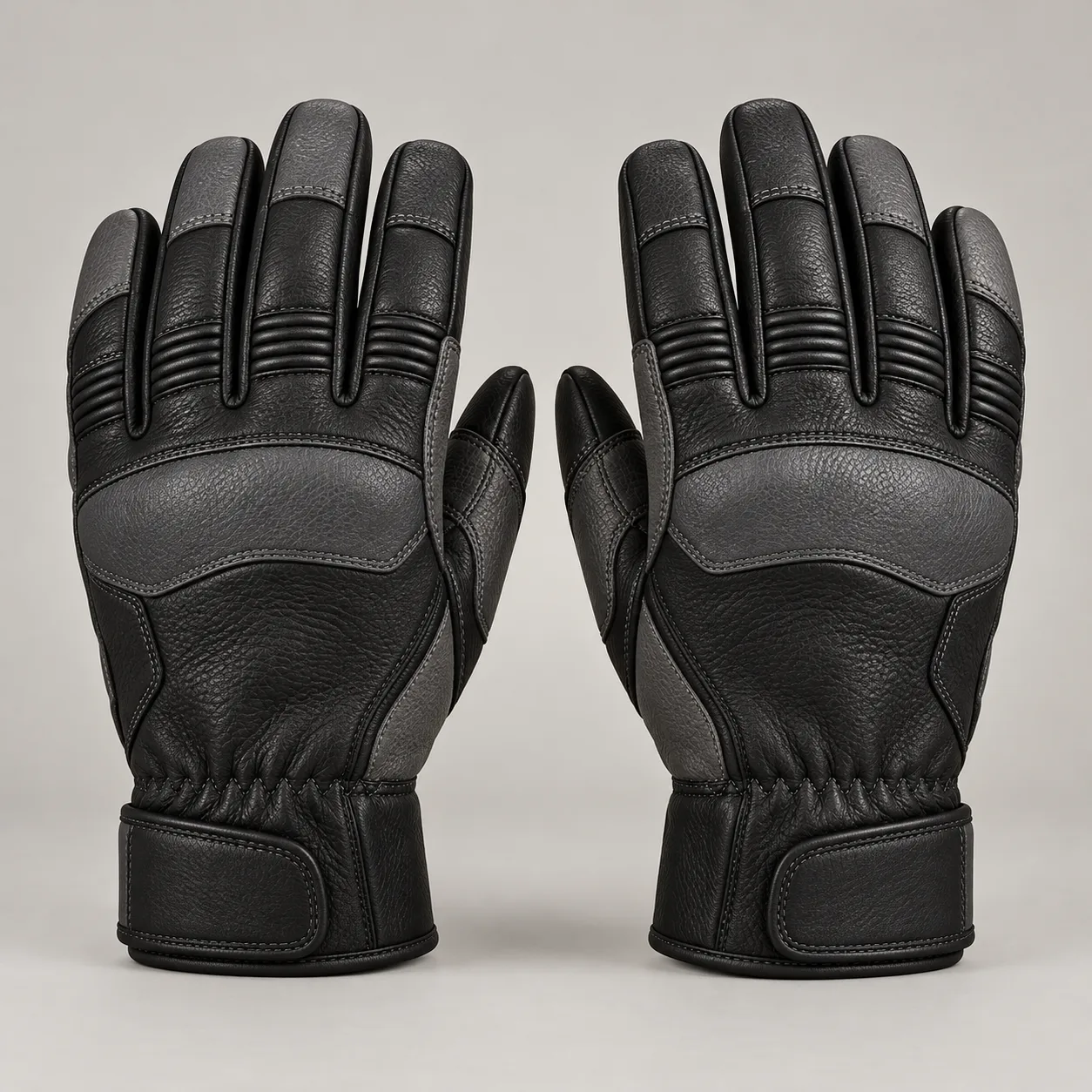 Leather Mechanic Gloves concept product image — view 2