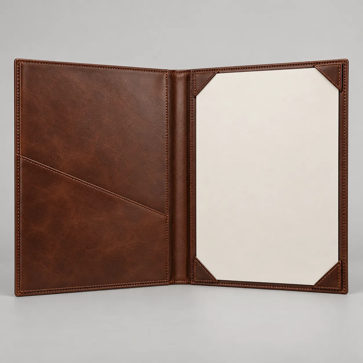 Leather Menu Cover concept product image — view 3
