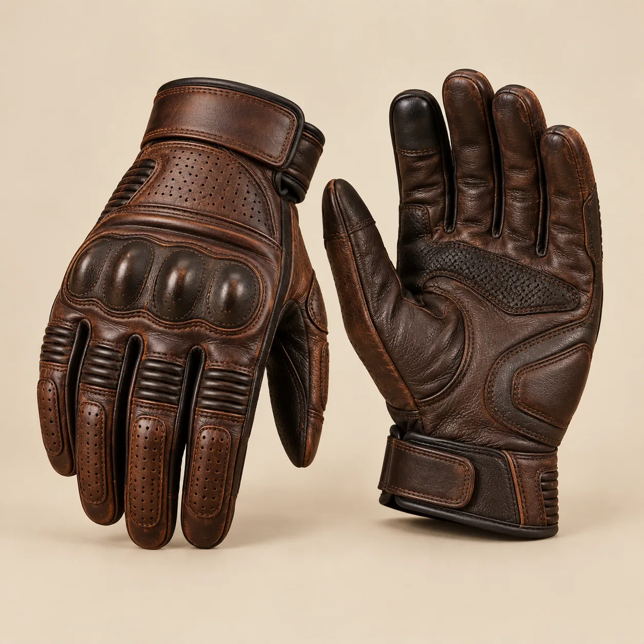 Leather Motorcycle Gloves concept product image