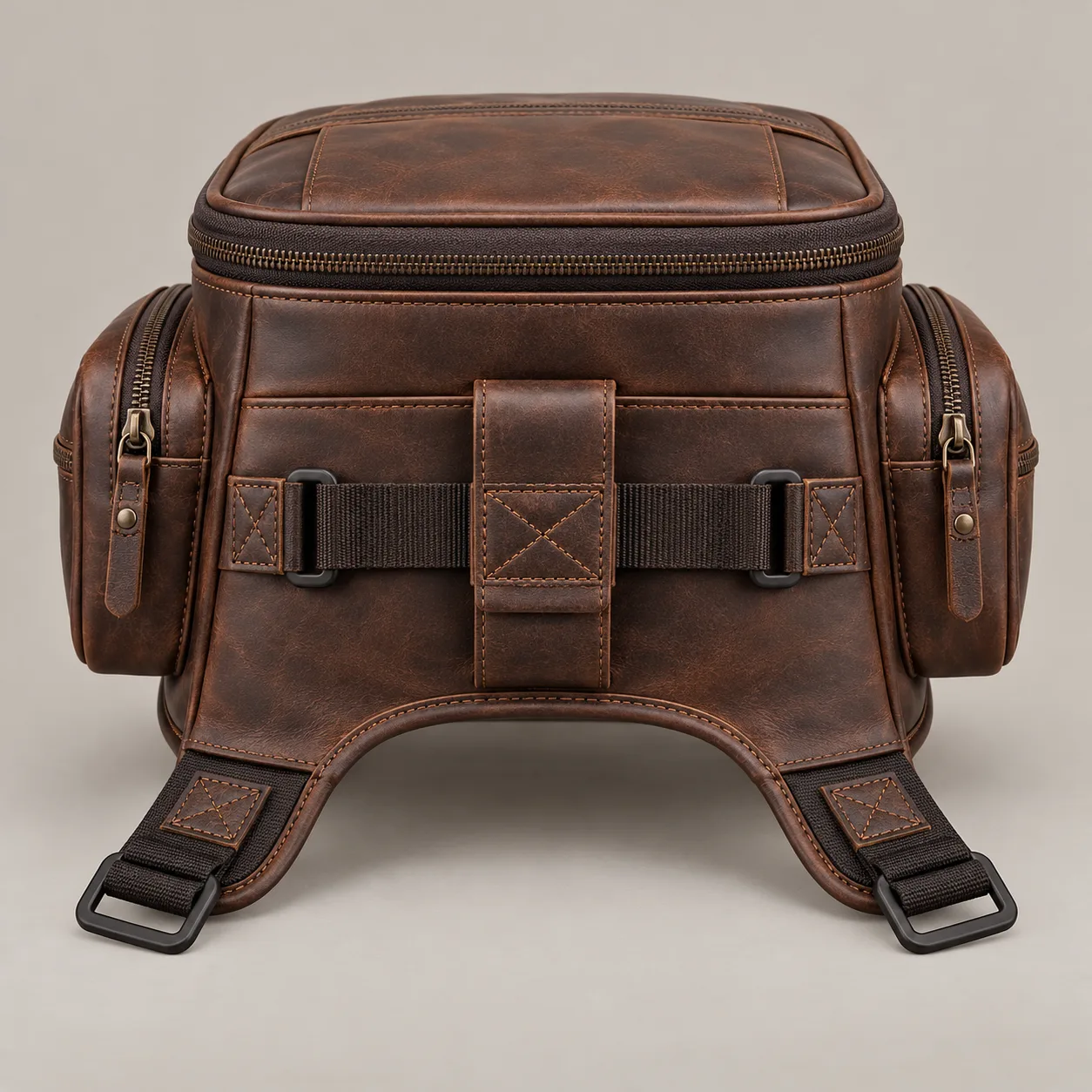 Leather Motorcycle Tank Bag concept product image — view 2