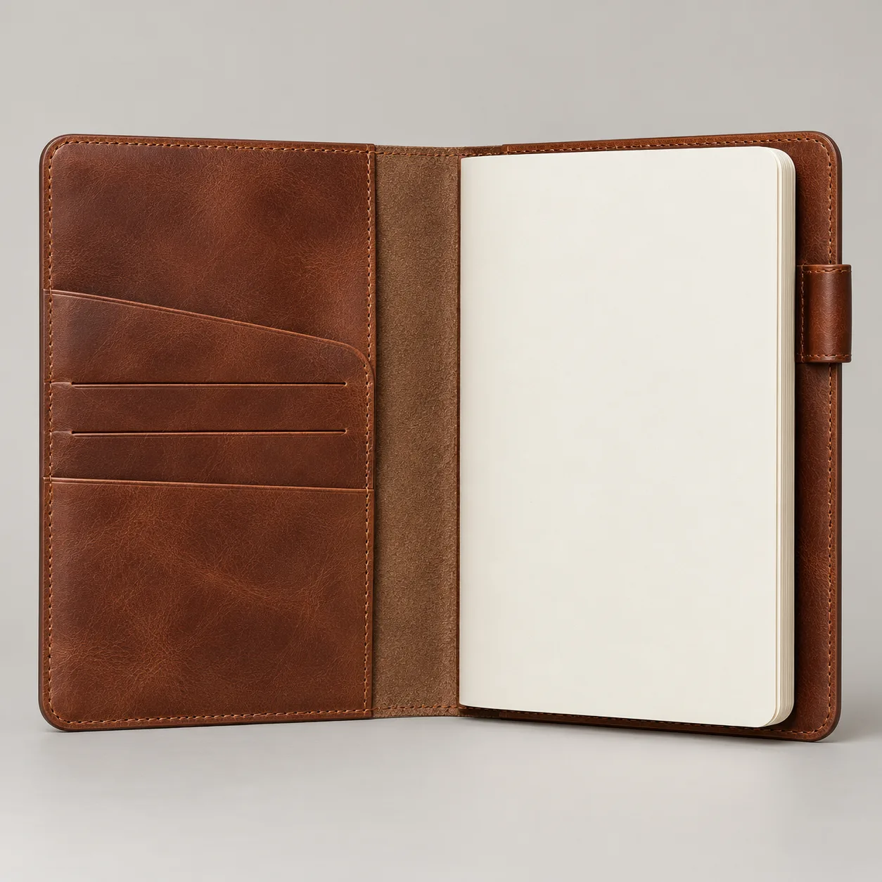 Leather Notebook Cover concept product image — view 3