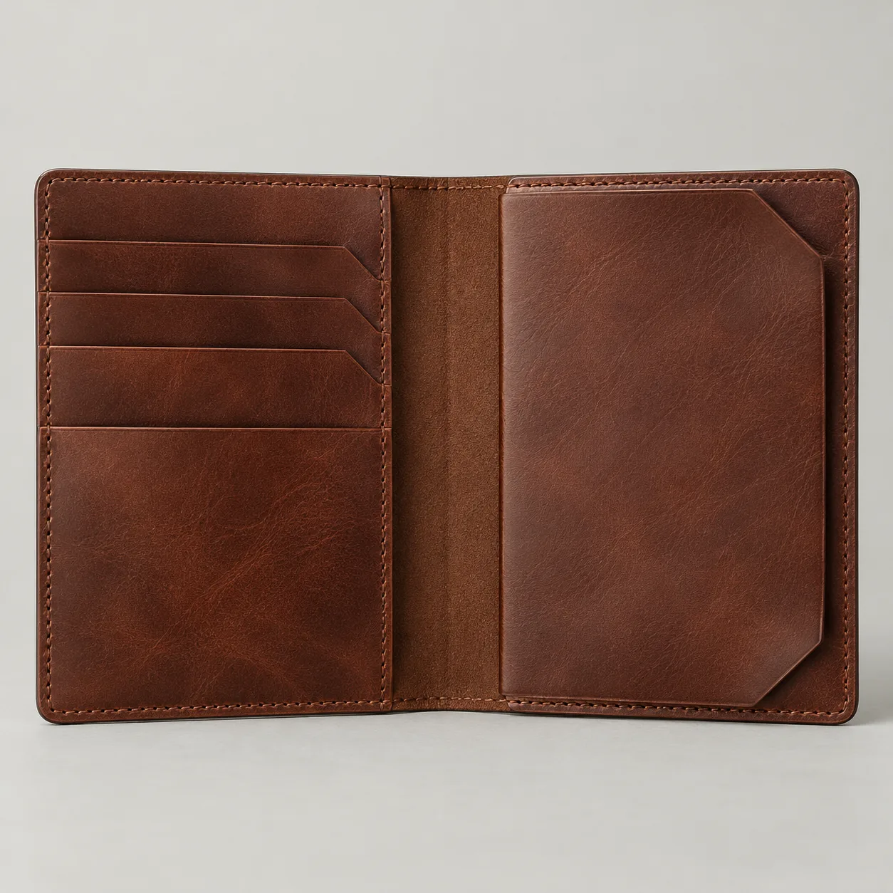 Leather Passport Holder concept product image — view 3