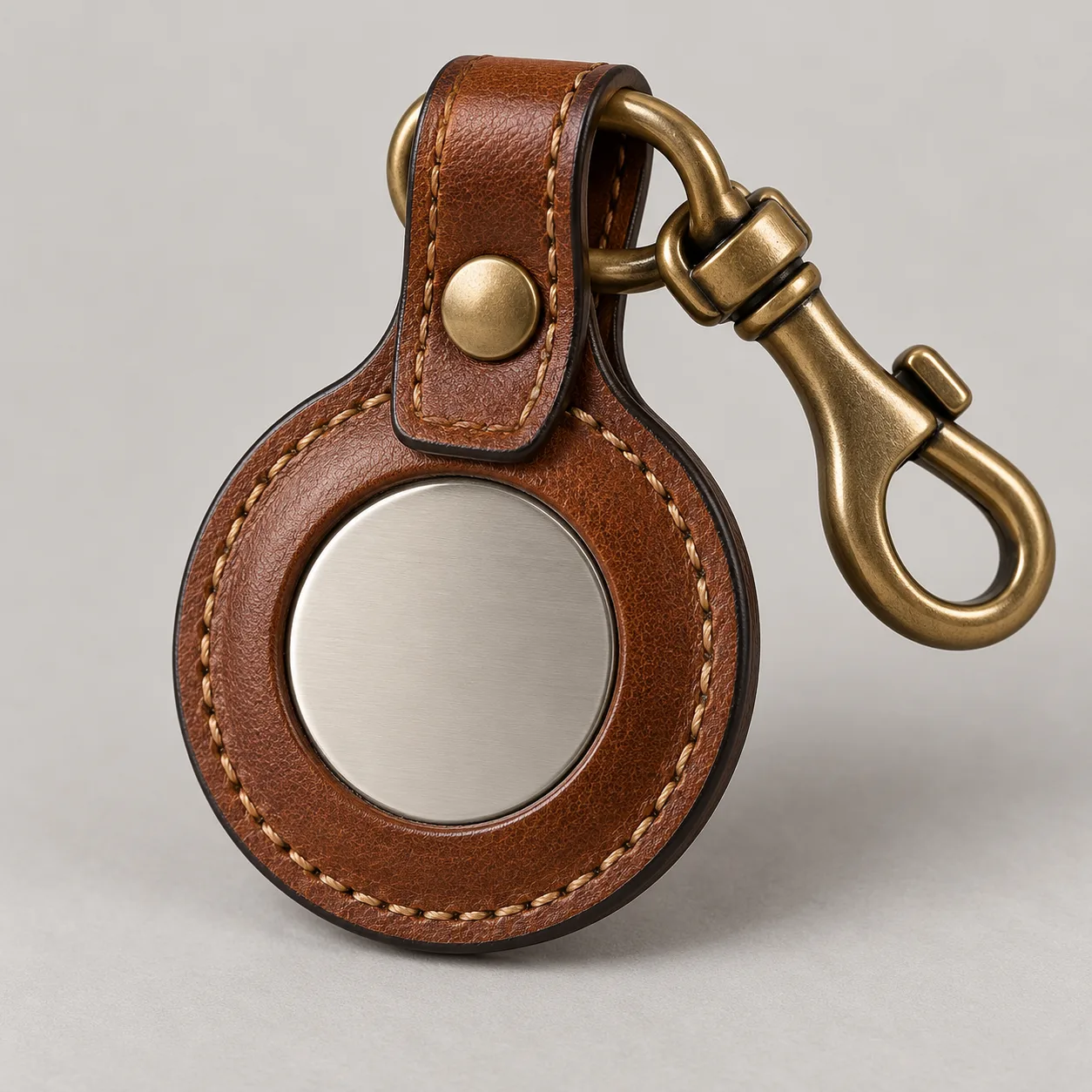 Leather Pet ID Tag Holder concept product image — view 3