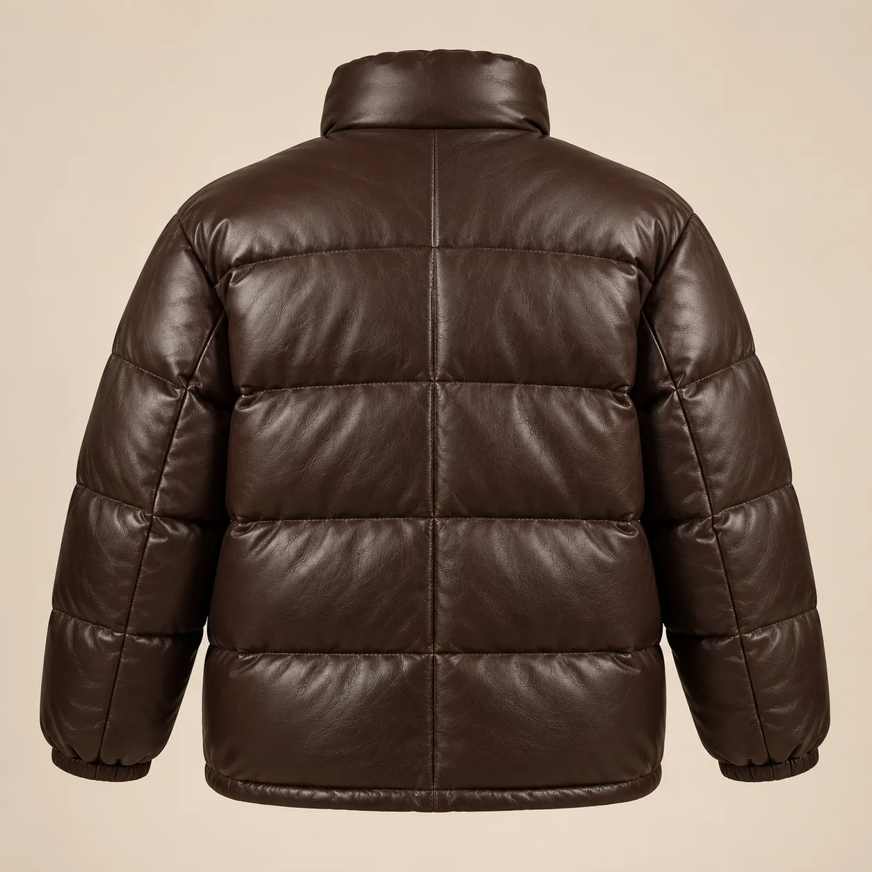 Leather Puffer Jacket concept product image — view 2