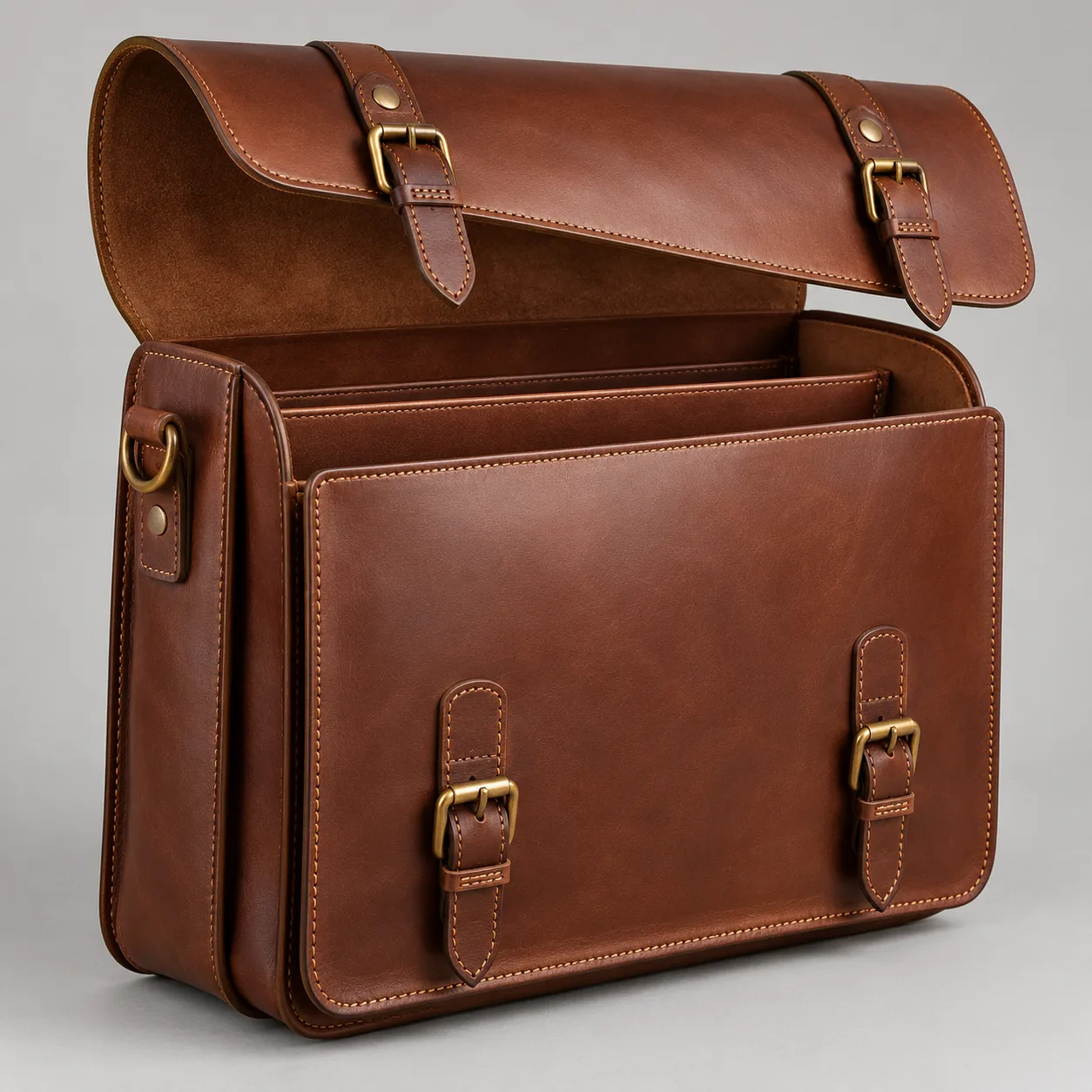 Leather Satchel concept product image — view 3