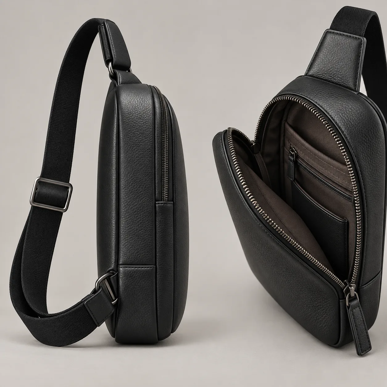 Leather Sling Bag concept product image — view 3