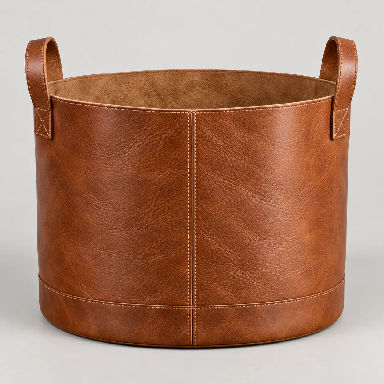 Leather Storage Basket concept product image