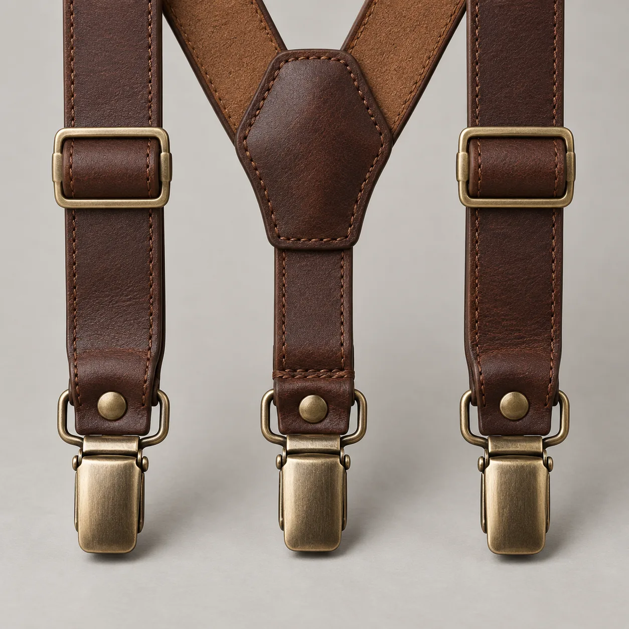 Leather Suspenders concept product image — view 3