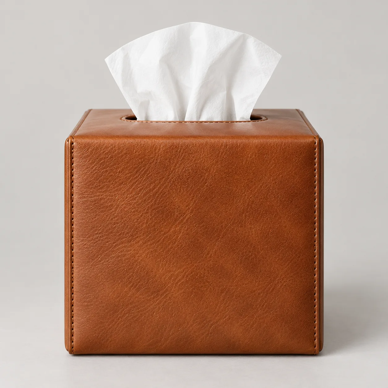 Leather Tissue Box Cover concept product image