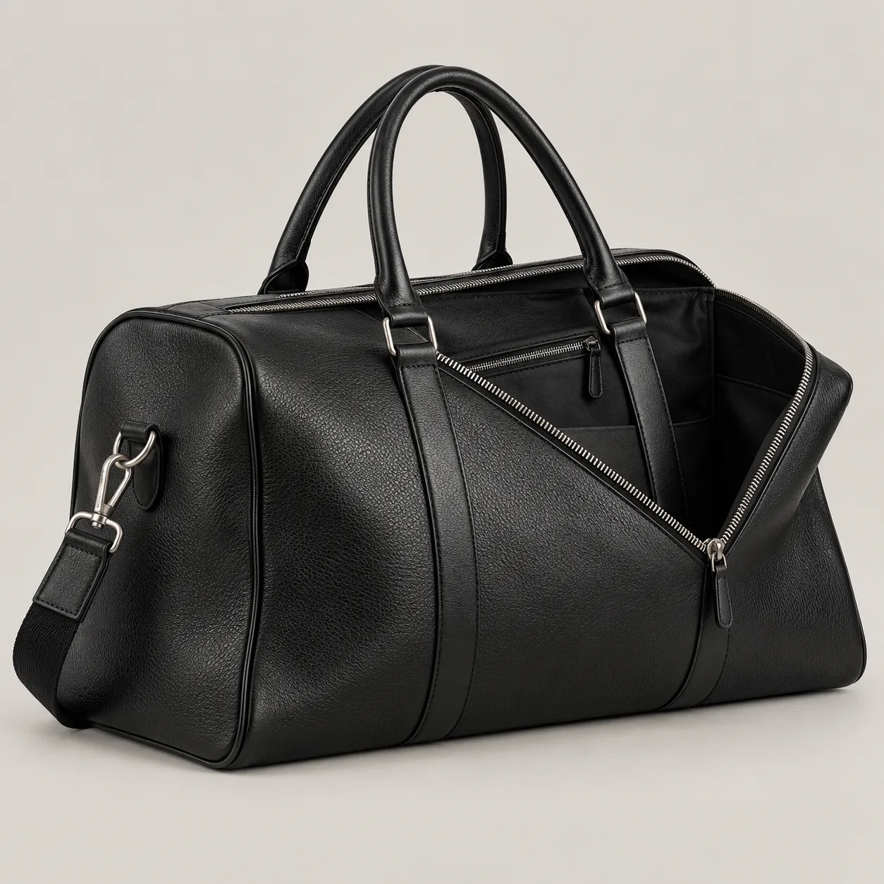 Leather Travel Bag concept product image — view 3
