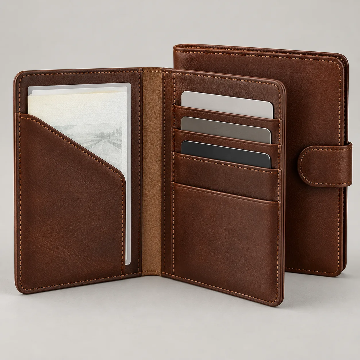Leather Vehicle Document Wallet concept product image — view 3