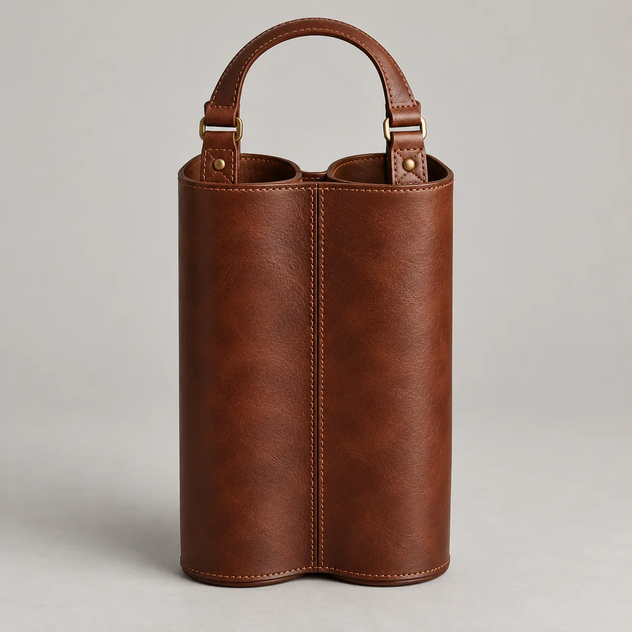 Leather Wine Carrier concept product image — view 2