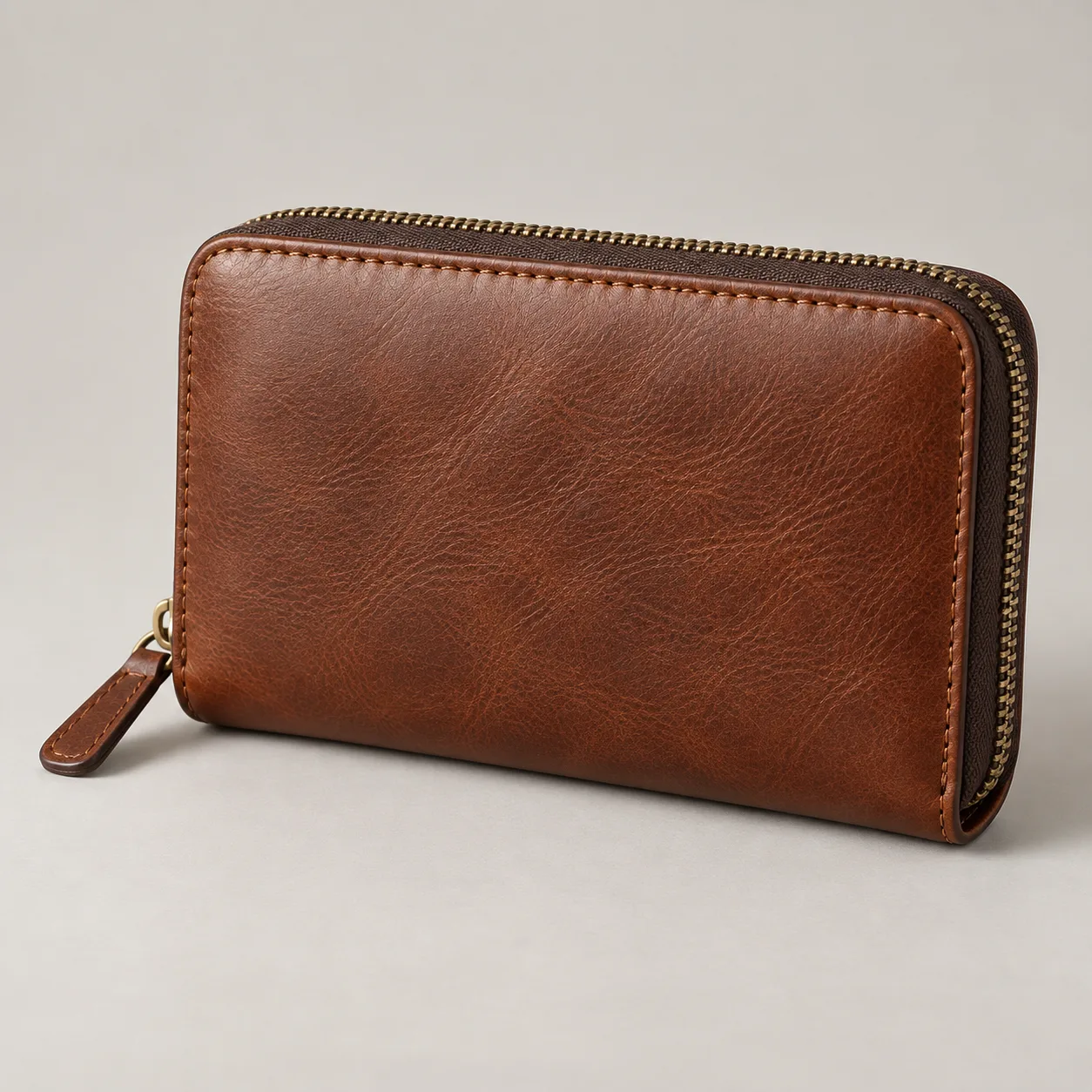 Leather Zip Around Wallet concept product image