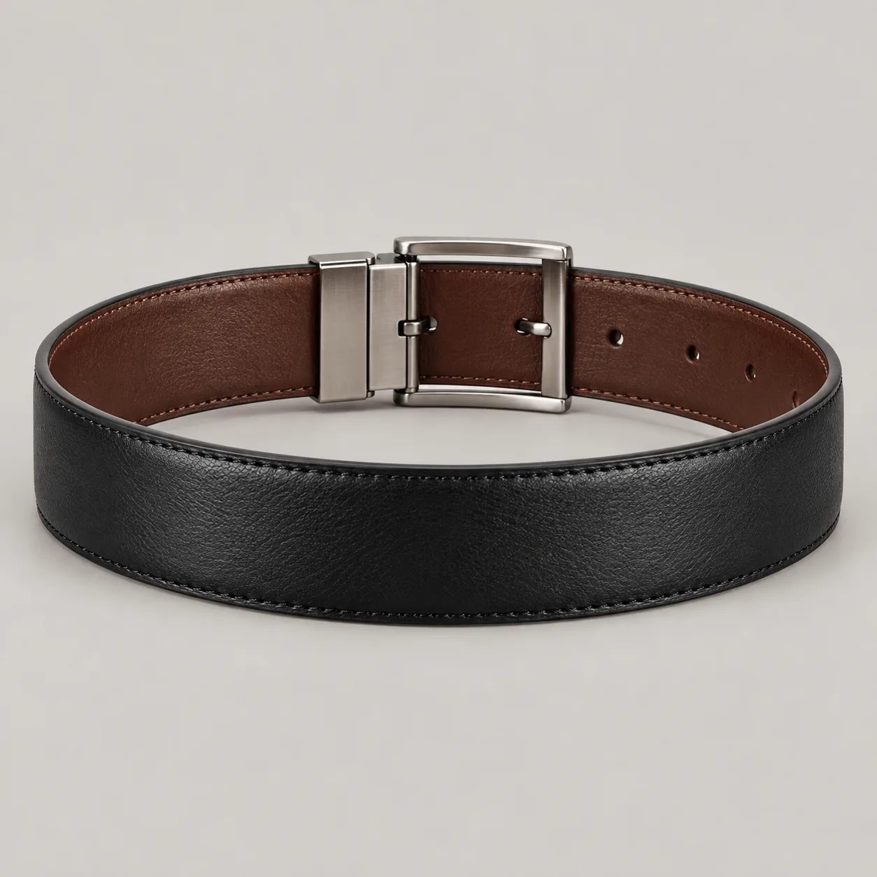 Reversible Leather Belt concept product image — view 2