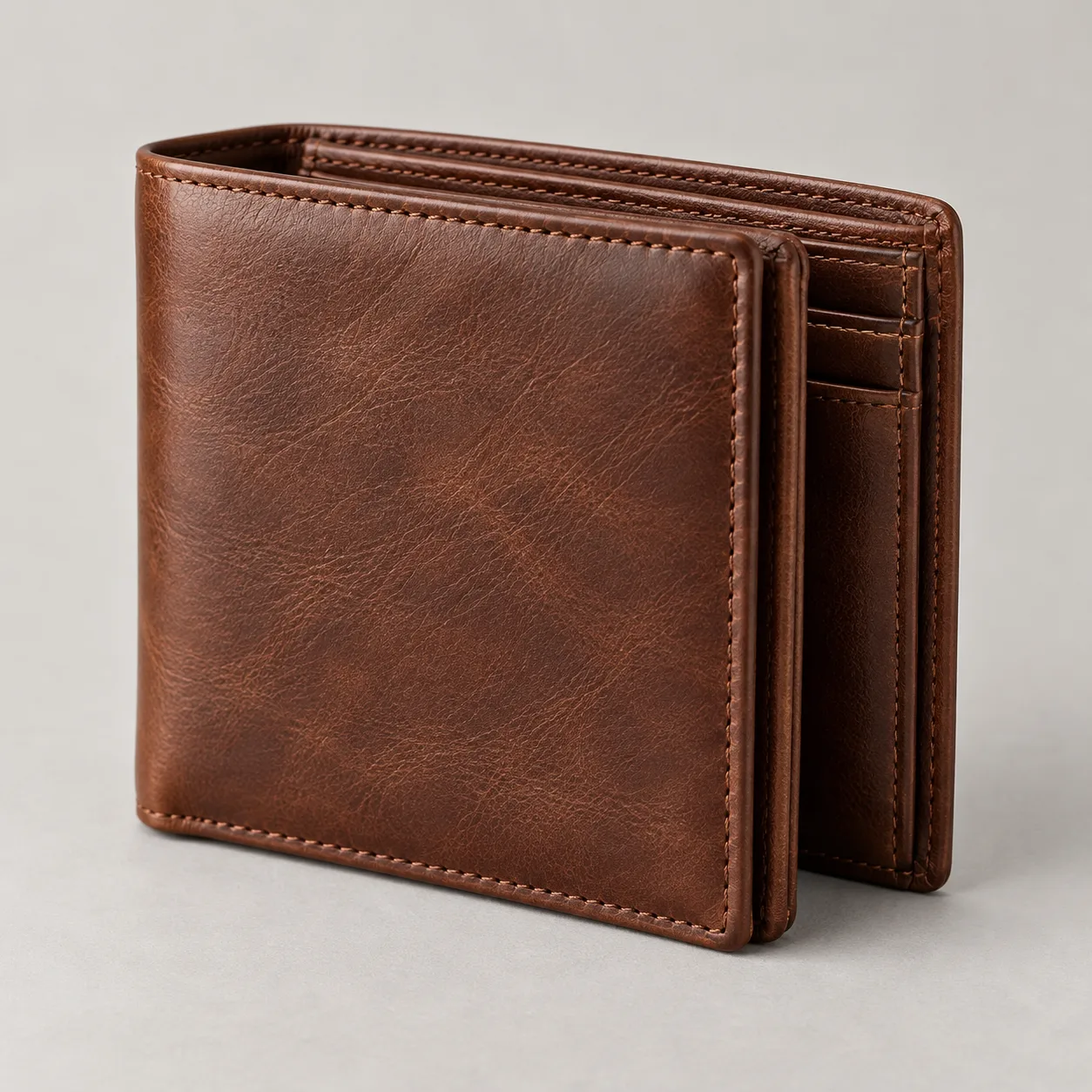 Trifold Leather Wallet concept product image