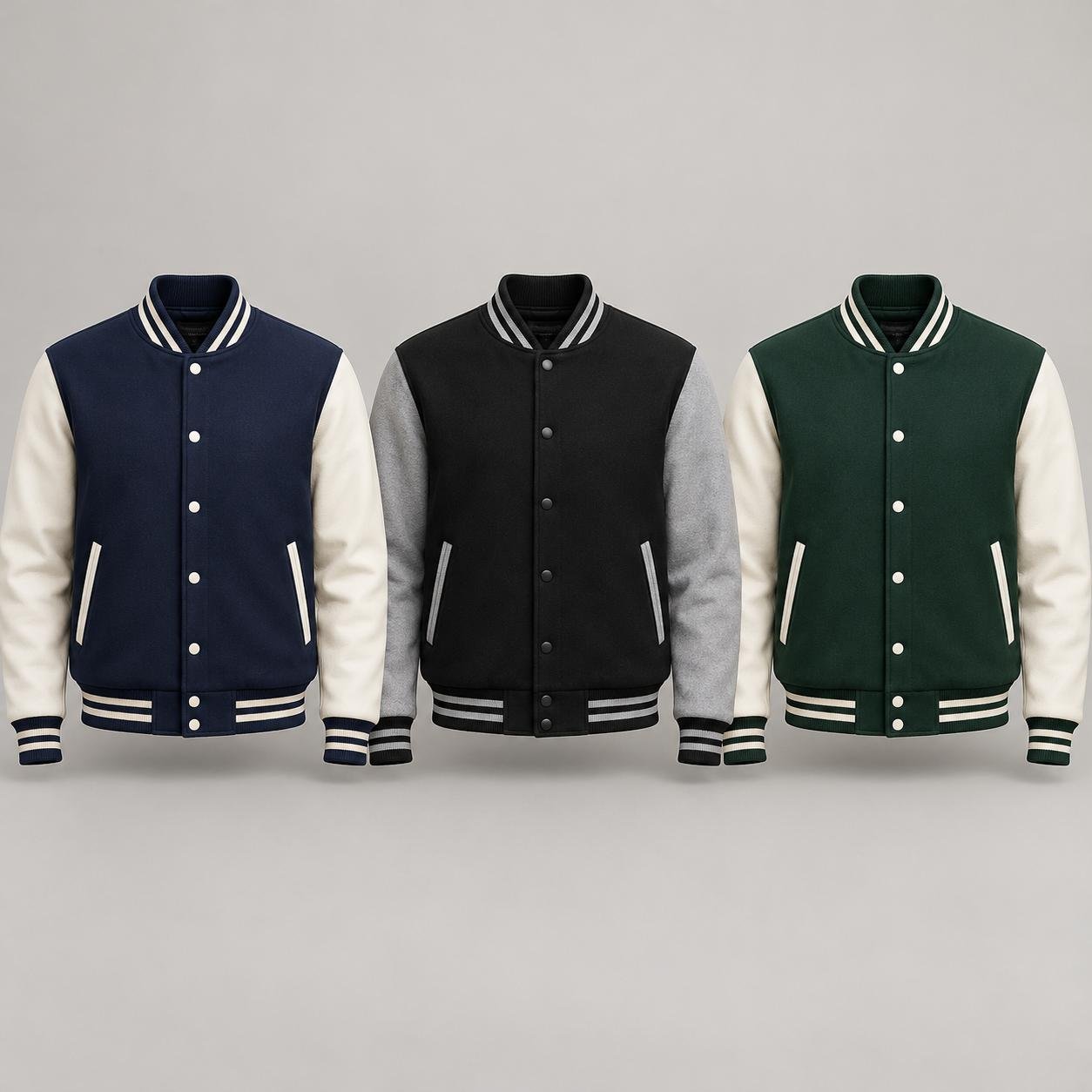 Custom varsity jacket colours